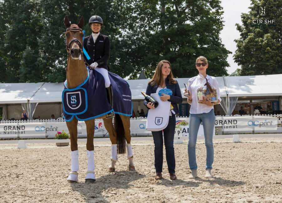 Jessica Michel-Botton et DORIAN GREY DE HUS Champions du CIR de Rosières-aux-Salines