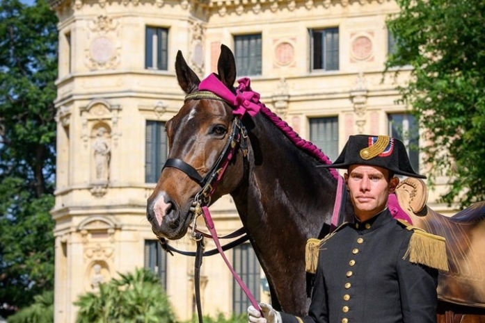 Dakota de Hus*IFCE et l’aspirant-écuyer Loïc Devedu